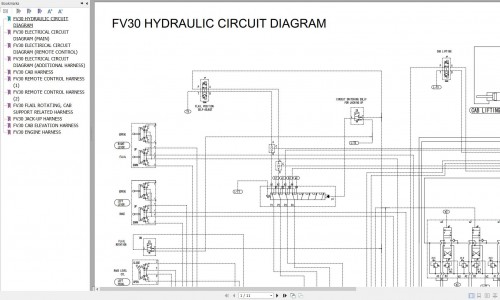 Hitachi Demining Machine FV30 Diagrams and Service Manual 2