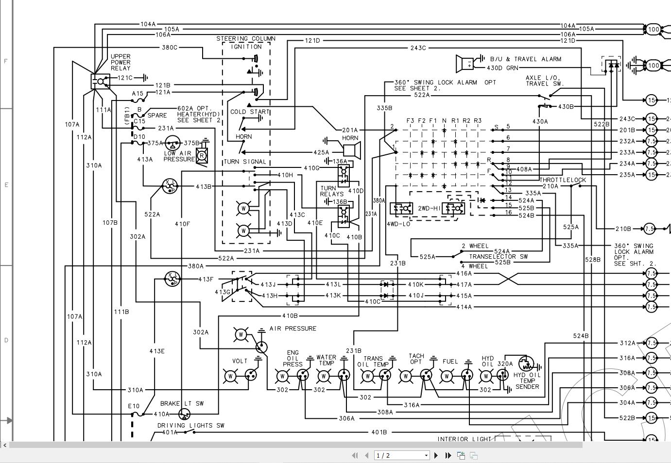 Link Belt Crane RTC-8028 Hydraulic and Electrical Diagrams | Auto ...