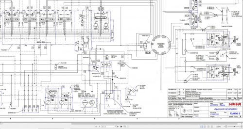 Link Belt Crane TCC 1400 Electrical and Hydraulic Diagrams 1