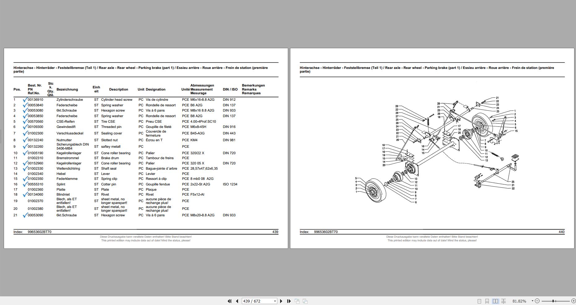 Hako Sweepers Jonas 1700 Spare Parts Catalog En De Fr 