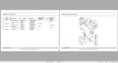 Hako Tractor Trac 3100 3500 Spare Parts Catalog EN DE FR (2)