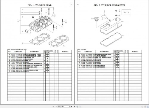 Iseki Mower SF200M SF230M Parts Catalog 1689 097 120 00 (2)