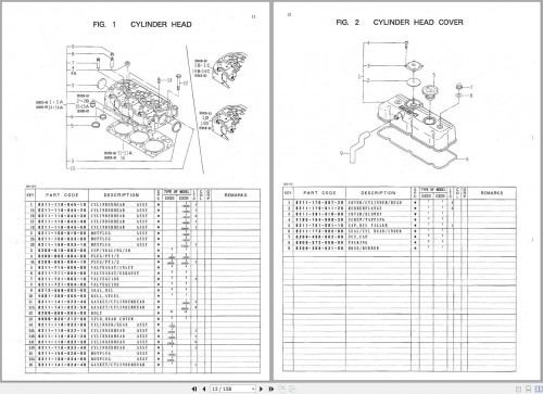 Iseki Mower SF300 SF330 Series Parts Catalog 1636 097 100 10 (2)