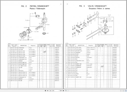 Iseki Mower SW519 Parts Catalog 2503 098 100 10 (2)