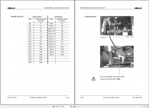 Sennebogen Material Handlers 835 840 835.0.1133 Operating and Maintenance Manual 1