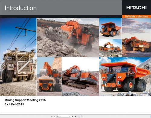 Hitachi Mining Support Meeting 2015 Presentations EX1200 6