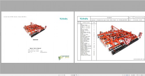 Kubota Agricultural 17.4 GB PDF Spare Parts Manual 6