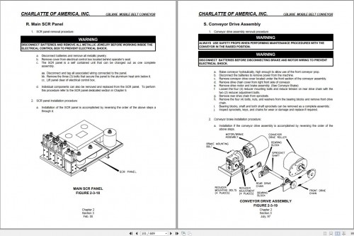 Charlatte Mobile Belt Conveyor CBL200E Operation and Maintenance Manual 1
