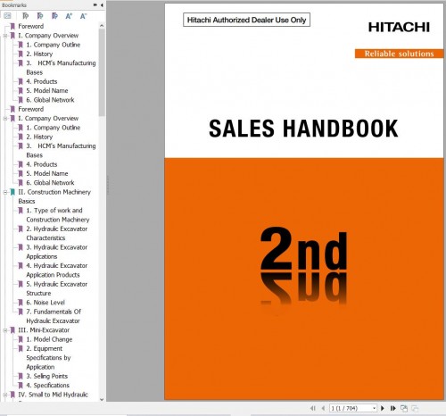 Hitachi Sales Handbook 2nd Edition