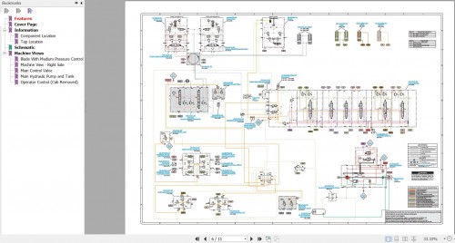 CAT Excavator 312F GC Electric Hydraulic Diagram 2