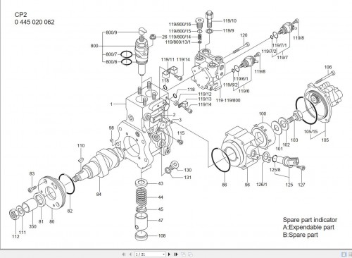 Zexel Pump CP2 CPN2 Parts Service Manual (3)
