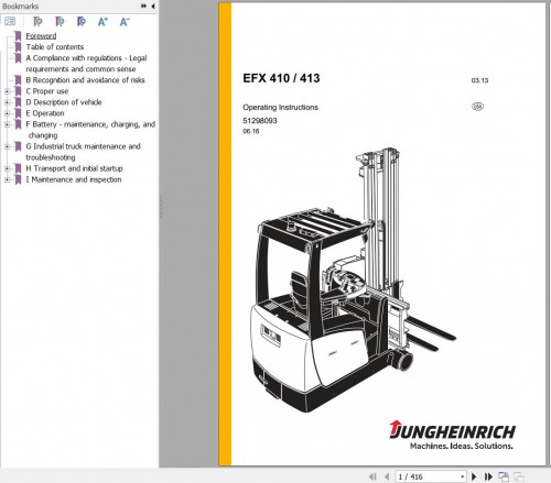 Request Jungheinrich Models Operation Manual PDF (2)