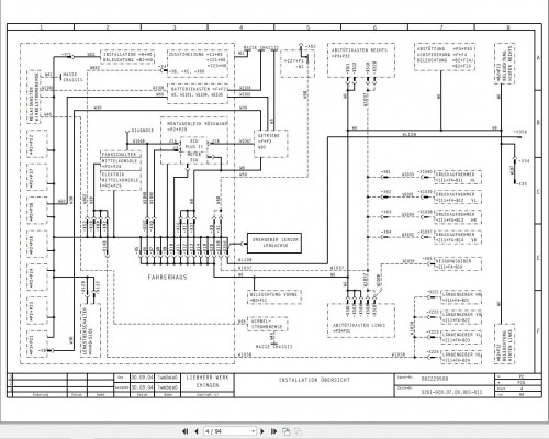 Liebherr Crane LTM 1150 1 Electrical and Hydraulic Diagrams 2