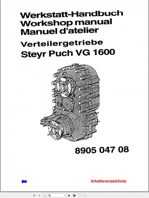 Liebherr Crane LTM 1150 1 Transmission Service Workshop Manual 1