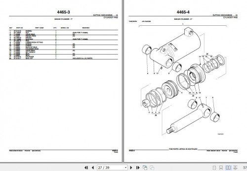 John Deere Shear Head FB20 Parts Catalog PC9145 (2)