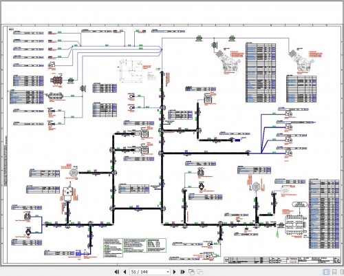 Terex Fuchs Material Handlers MHL380D 0141 Wiring Diagram 6790200232 DE (2)