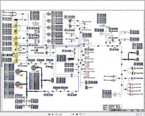 Terex Fuchs Material Handlers MHL380D 0172 Wiring Diagram 6790200298 DE (3)