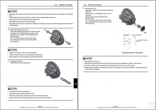 Kobelco Hydraulic Excavator SK210LC 11E Shop Manual S5YN0076E02 (2)