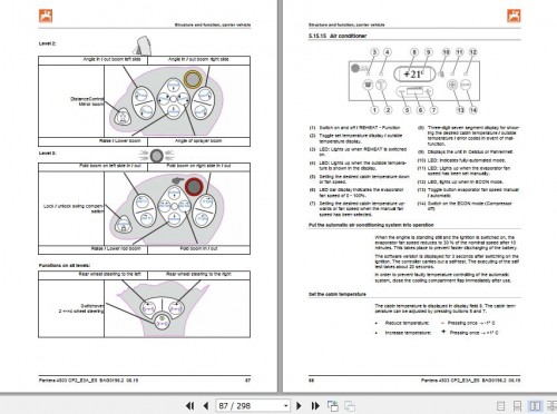 Amazone Self Propelled Field Sprayer Pantera 4503 Operating Manual 1