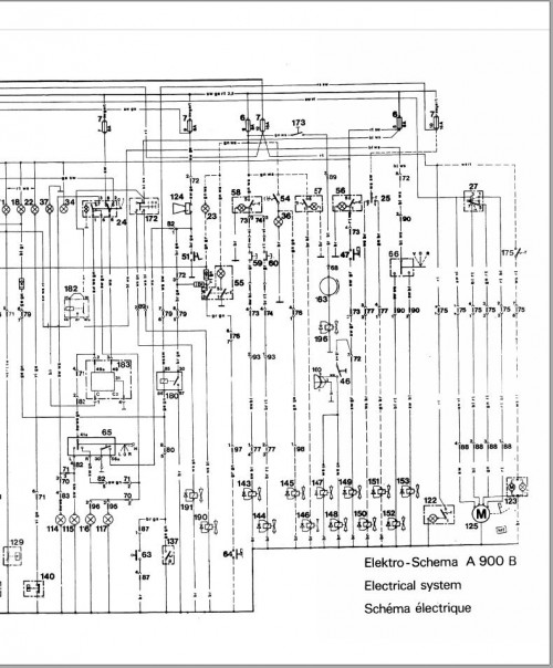 Liebherr Excavator A900B Electrical Diagram Operation and Maintenance Manual (3)