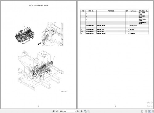 Kobelco Excavator SK330 10 SK350LC 10 Parts Manual S3LCT0006ZE10 (2)