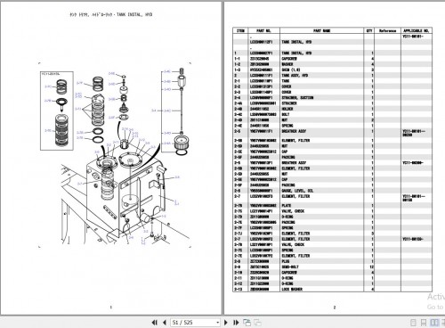 Kobelco Excavator SK380HDLC Parts Manual S3LCB0001ZE04 (2)