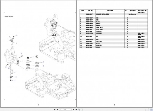 Kobelco Excavator SK45SR 6 Parts Manual (3)