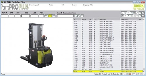 Clark ForkLift Parts Pro Plus EPC v550 07.2024 Spare Parts Catalog 2