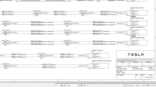 Tesla Model 3 2023.9 Electric Wiring Diagram Model3 SOP8 (1)