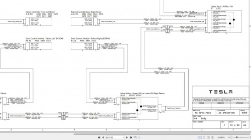 Tesla Model X 2021 2022 Electrical Wiring Diagram MX SOP11 (2)