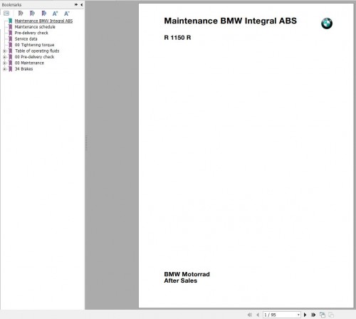 BMW Motorcycles Collection 1.04 GB PDF Repair Maintenance Manual 3