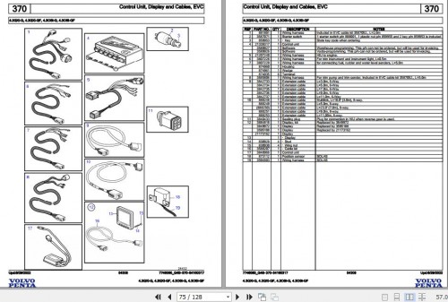 Volvo Penta Marine Gasoline Engines 4.3GXi G to 4.3OSi GF Parts Catalog 1