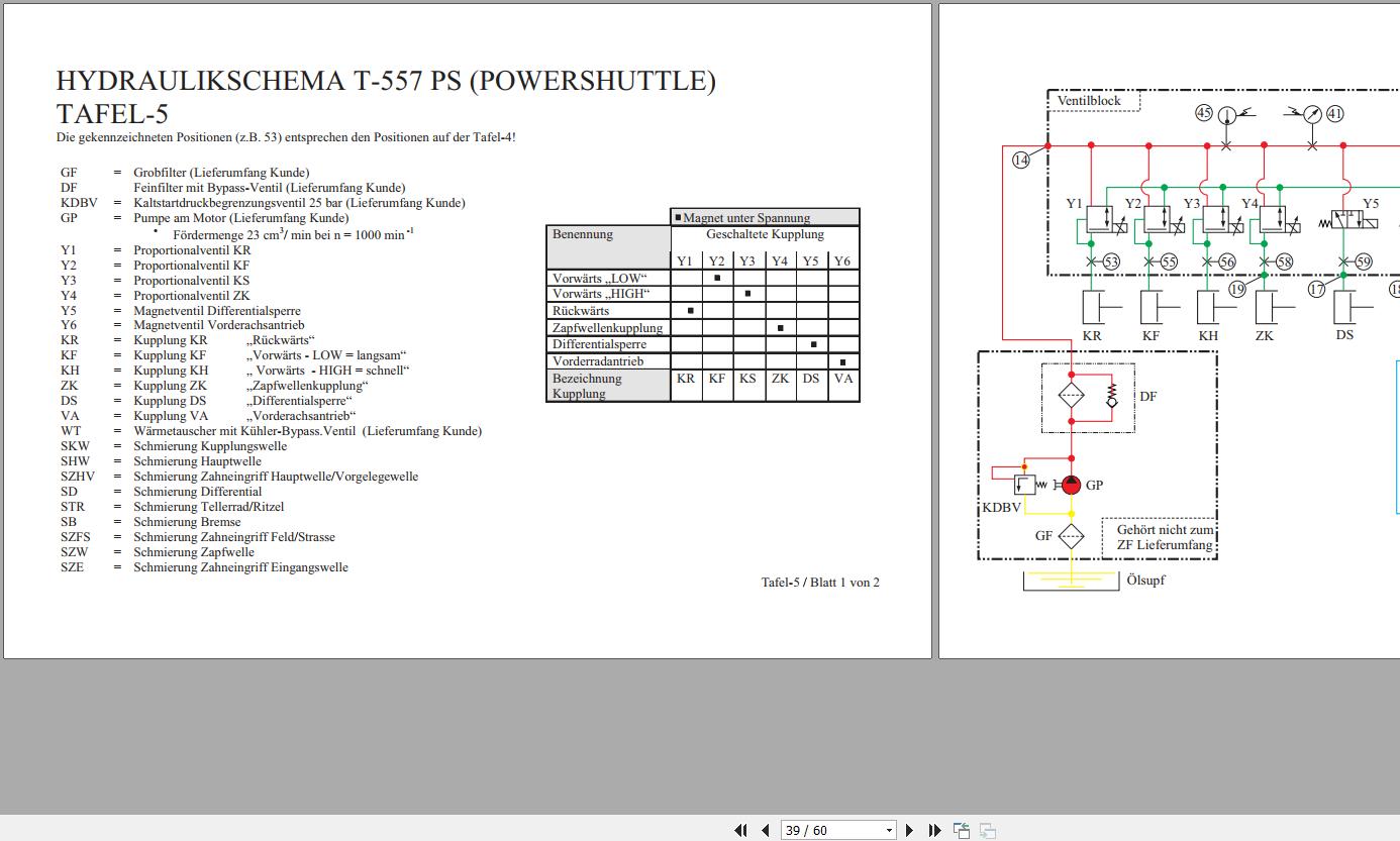 Zf Power Shuttle Transmission T Ps Cnh Maintenance And Repair Manual De Auto Repair Manual