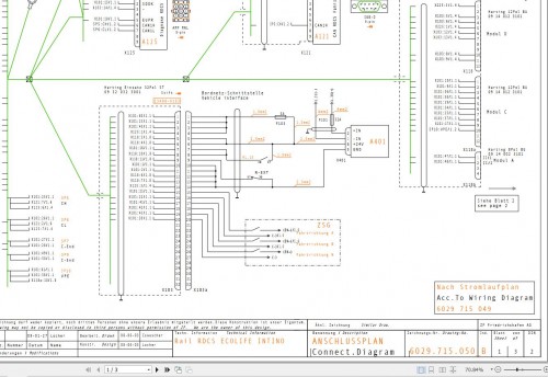 ZF Rail Drive Control System Circuit Diagram EN DE 1