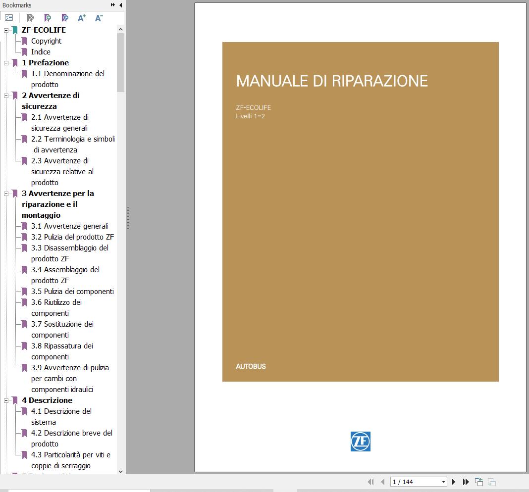 ZF Transmission ECOLIFE Repair Manual IT Auto Repair Manual Forum Heavy Equipment Forums
