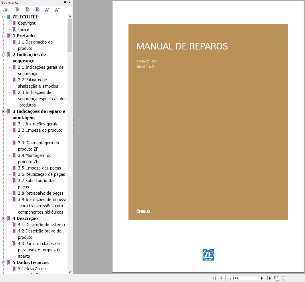 ZF Transmission ECOLIFE Repair Manual PT Auto Repair Manual Forum Heavy Equipment Forums