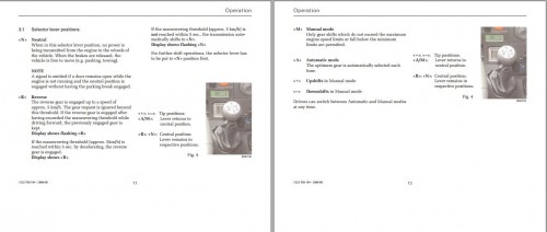 ZF Transmission eTronic for Iveco Operating Instructions 1