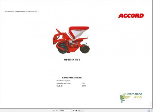 Accord Agricultural 3.17 GB PDF Spare Parts Manual 2019 1