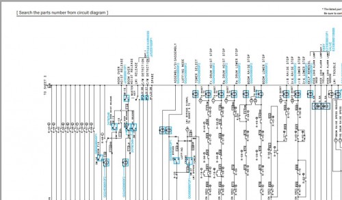 Kobelco Crawler Crane CKE1100 1F Electric Hydraulic Circuit Diagram (2)