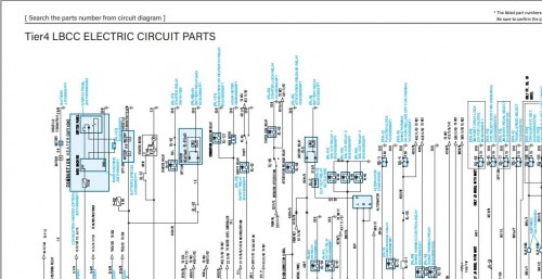 Kobelco Crawler Crane Tier4 LBCC Engine Electric Circuit Diagram (1)