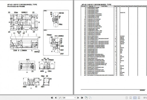 Tadano Crane AP 42 1 80101 5 Boom Wheel Type Spare Parts Catalog (2)