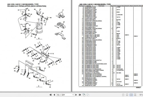 Tadano Crane AW 125S 1 80101 3 Boom Wheel Type Parts Catalog (2)