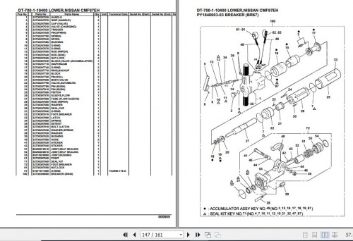 Tadano Crane DT 700 1 10400 Lower Nissan CMF87EH Parts Catalog (2)