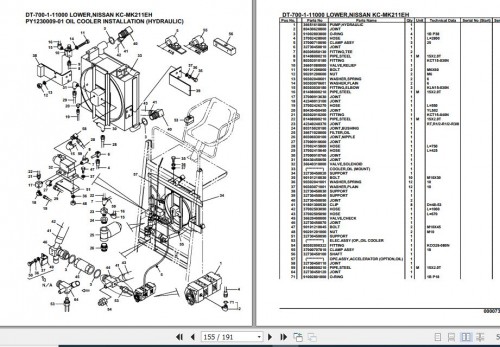 Tadano Crane DT 700 1 11000 Lower Nissan KC MK211EH Parts Catalog (2)