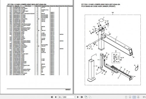 Tadano Crane DT 720 1 31400 Lower Hino SKG GD7JGAA SA Parts Catalog (2)
