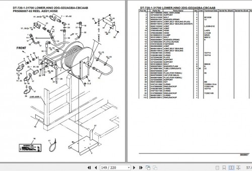 Tadano Crane DT 720 1 31700 Lower Hino 2DG GD2AGBA CBCAAB Parts Catalog (2)