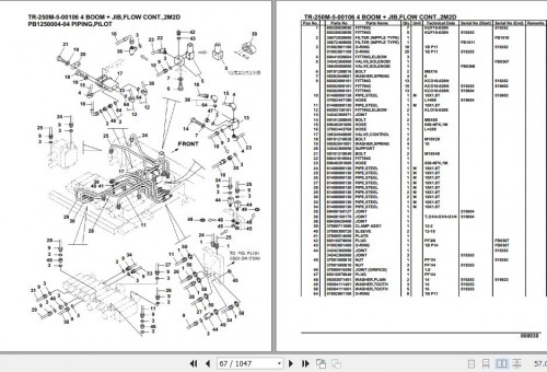 Tadano-Hydraulic-Crane-TR-250M-5-00106-4-Boom-Jib-Flow-Cont-2M2D-Parts-Catalog-2.jpg