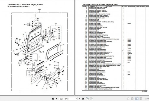 Tadano-Hydraulic-Crane-TR-500M-3-00111-6-Boom-Jib-PT-X-2M2D-Parts-Catalog-2.jpg