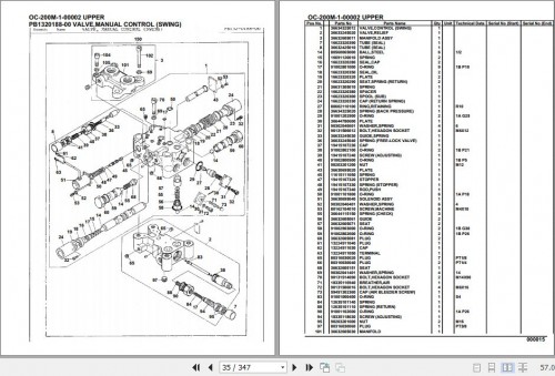 Tadano Hydraulic Wrecker OC 200M 1 00002 Upper Parts Catalog (2)