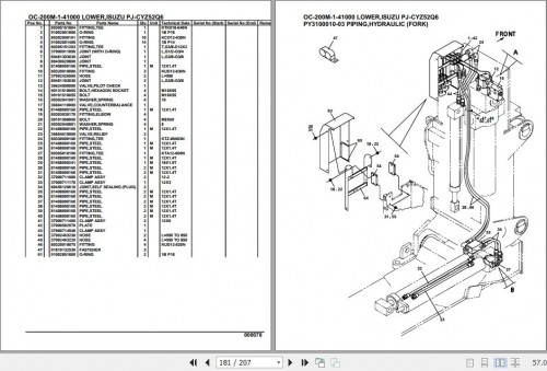 Tadano Hydraulic Wrecker OC 200M 1 41000 Lower Isuzu PJ CYZ52Q6 Parts Catalog (2)